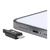 Goobay Cable de carga y sincronización USB-C™, 1 m, negro - Cable MFi para Apple iPhone/iPad negro (39445)