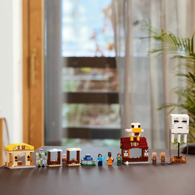 LEGO MINECRAFT 21273 El ataque del globo ghast al poblado