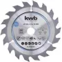 Hoja de sierra circular KWB 581857 13 cm para madera dura plástico contrachapado madera blanda