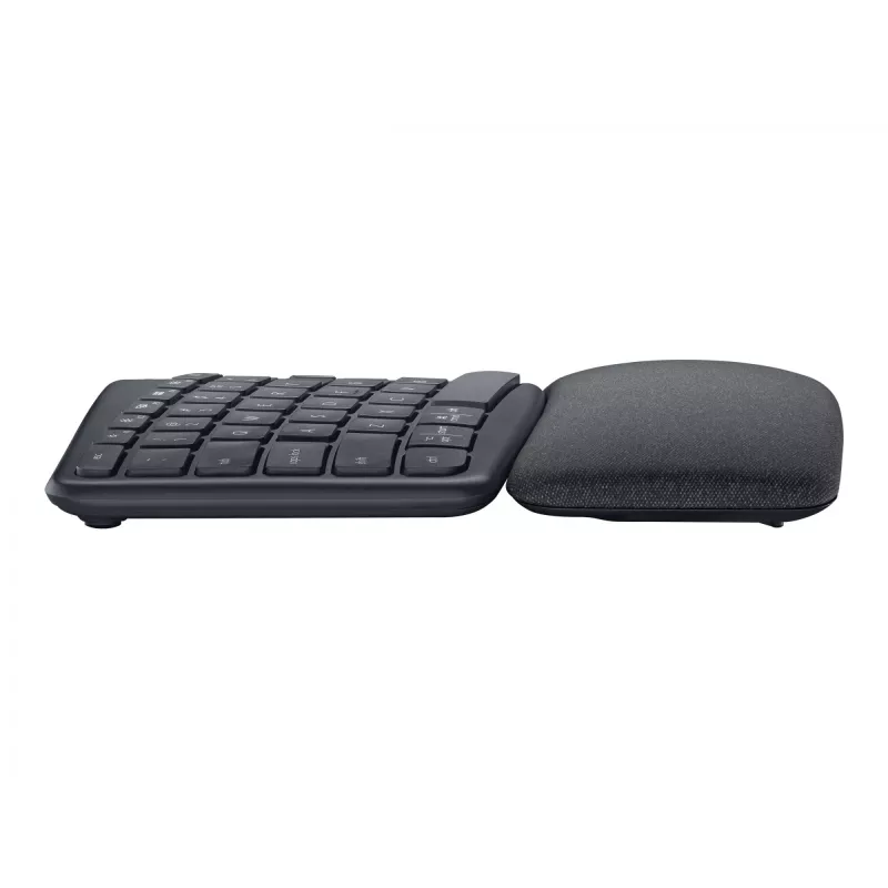 Logitech ERGO K860 - Teclado - Inalámbrico - 2,4 GHz, Bluetooth 5.0 - QWERTY - Español - Grafito