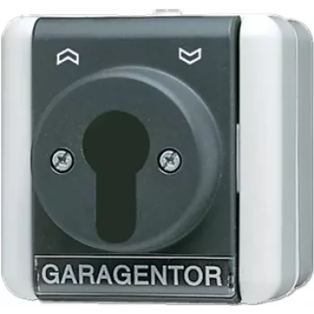JUNG 806.18 W - Interruptor de llave - 2P - Cableado - Negro - Blanco - IP44 - 250 V