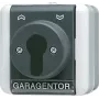 JUNG 806.18 W - Interruptor de llave - 2P - Cableado - Negro - Blanco - IP44 - 250 V