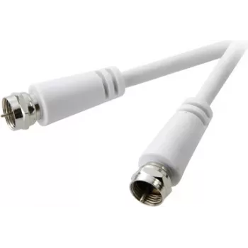 Cable coaxial SpeaKa Professional SP-7869980 10 m F blanco (SP-7869980)