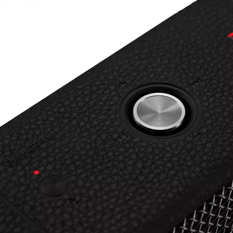 Altavoz Bluetooth portátil Marshall Emberton II negro Steel — diseño compacto, audio inalámbrico