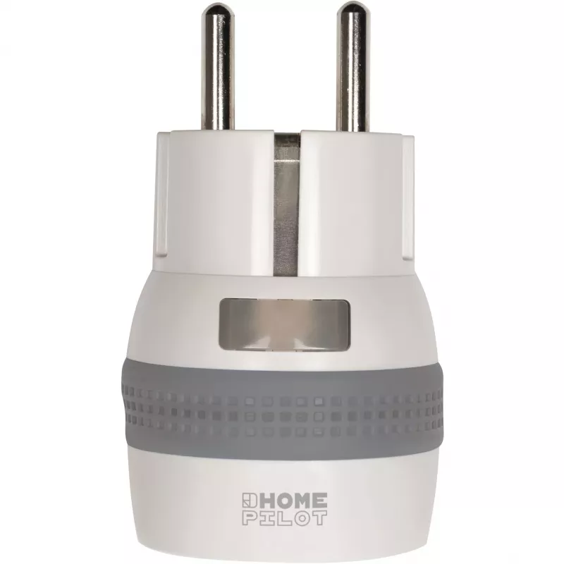 Adaptador de enchufe inteligente HOMEPILOT 11301001 blanco — interruptor remoto Wi-Fi para electrodomésticos