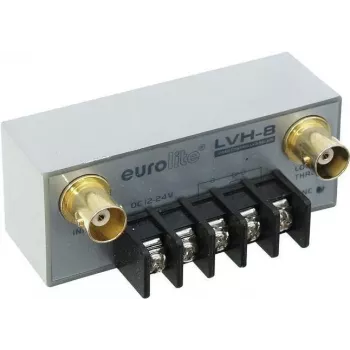 Relé de luz EUROLITE LVH-8 controlado por vídeo 8 canales modelo 81013208