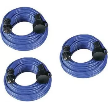Brennenstuhl Super Solid AT-N05V3V3-F 3G1,5 - Alargador de alimentación - 10,0m - azul (1169810)