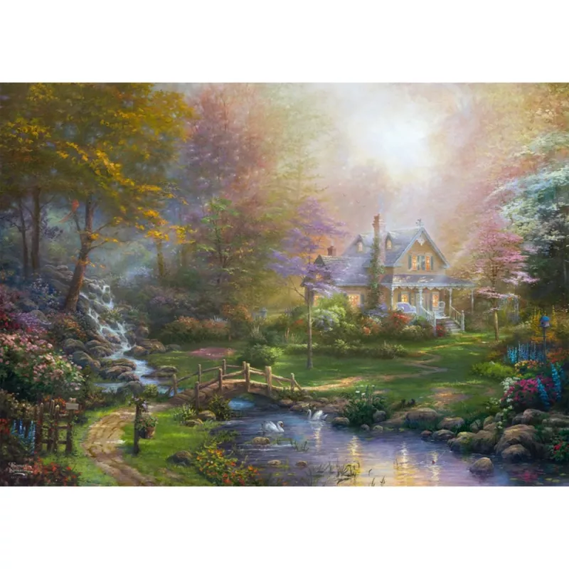 Puzle de 1000 piezas Schmidt Spiele Thomas Kinkade Studios «The Perfect Mother's Day» – 1000 piezas
