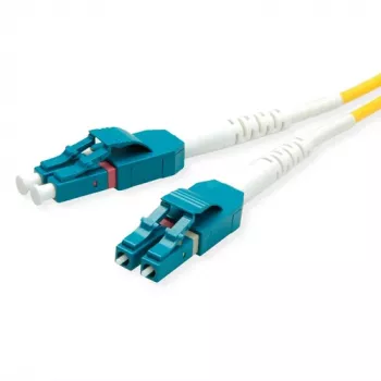 Cable de fibra óptica InfiniBand ROLINE 7m 2x LC OS2 amarillo