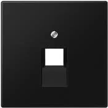 Placa de pared / cubierta de interruptor Jung LS969-1UASWM, plástico, diseño sin tornillos, marco simple