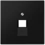 Placa de pared / cubierta de interruptor Jung LS969-1UASWM, plástico, diseño sin tornillos, marco simple