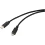Renkforce Cable USB USB 2.0 conector USB-C®, conector USB micro-B 1,00 m Negro Redondo RF-5719754