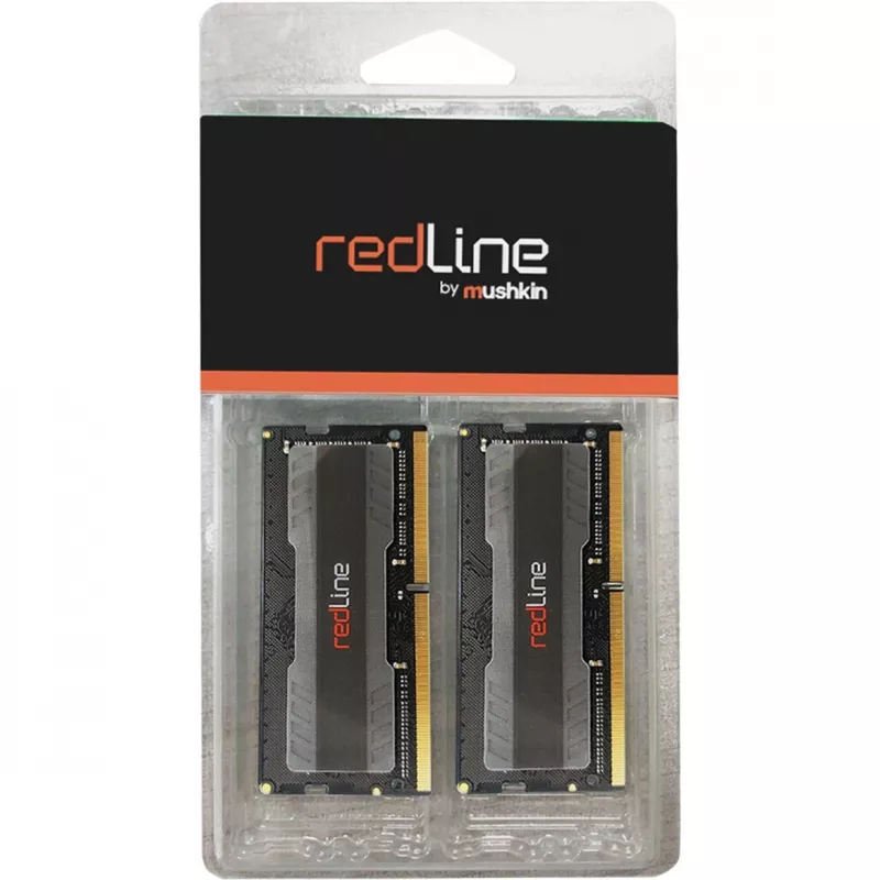 64GB Mushkin SO-DIMM 3200 (2x 32 GB) kit dual (negro, MRA4S320NNNF32GX2, Redline)