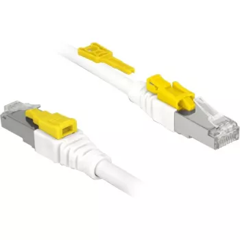 Cable de red DeLOCK 85330 RJ-45 Cat6a 0,5 m blanco
