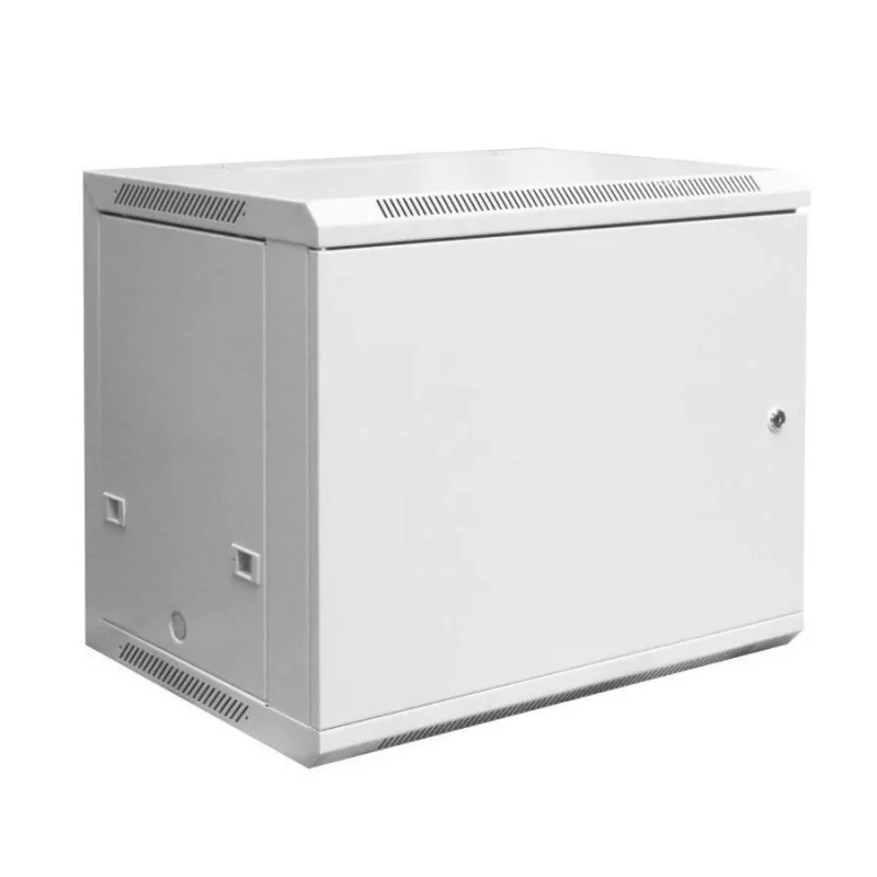 Armario de red Digitus DN-W19 09U/450/MD 9U montaje en pared gris claro