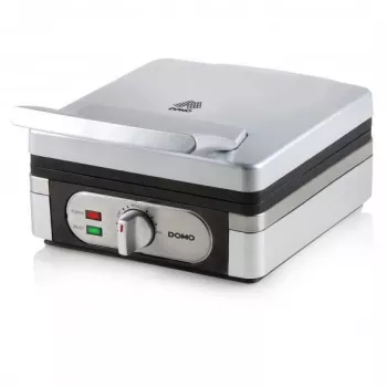 Gofrera Domo DO 9047 W 2 gofre(s) 1400 W plateado