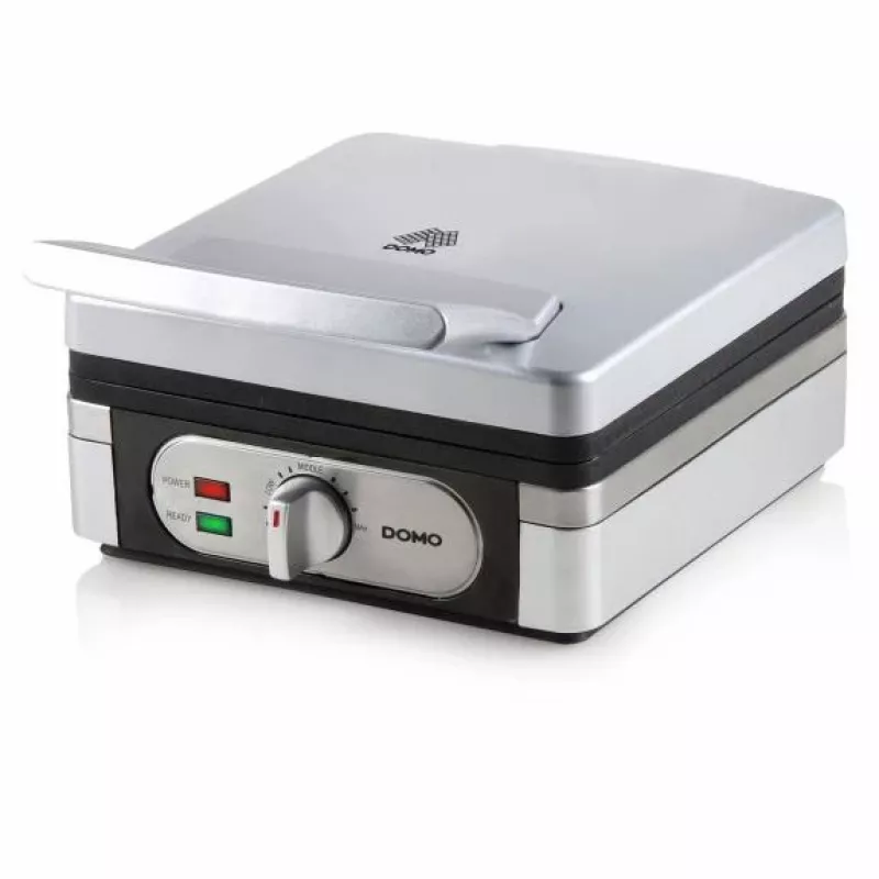 Gofrera Domo DO 9047 W 2 gofre(s) 1400 W plateado