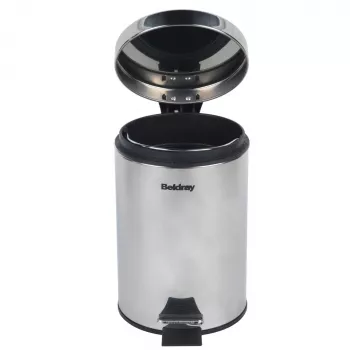 Cubo de pedal Beldray LA038098SSAFEU7 3 litros cierre suave acero inoxidable