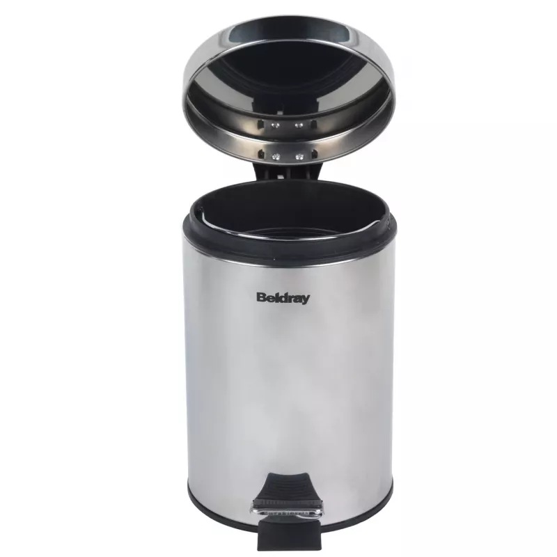 Cubo de pedal Beldray LA038098SSAFEU7 3 litros cierre suave acero inoxidable