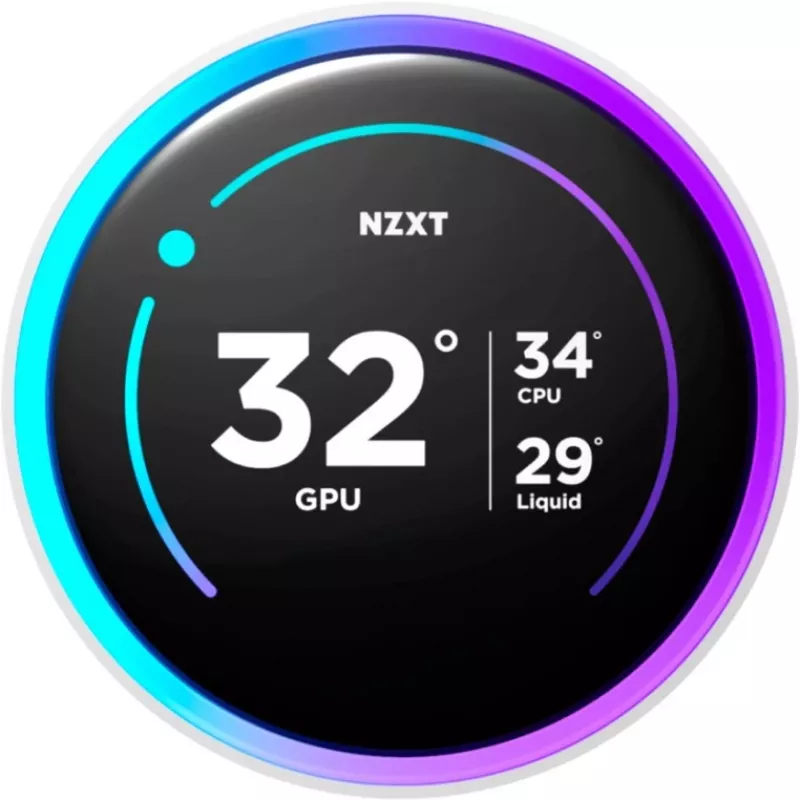Nzxt RL-KR24E-W2 pantalla blanca