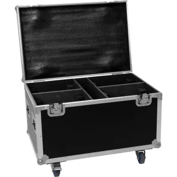 Flightcase Roadinger para 4x TMH-X4 (modelo 31001061) — caja de transporte protectora para cuatro unidades