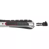 Cúter de hojas recambiables Wedo 787009 negro plata