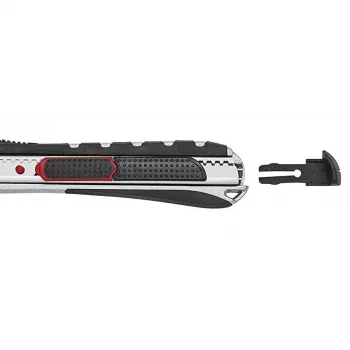 Cúter de hojas recambiables Wedo 787009 negro plata