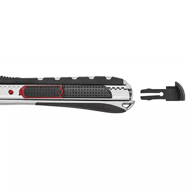 Cúter de hojas recambiables Wedo 787009 negro plata