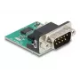 Convertidor serie DeLOCK 90781 repetidor aislador USB 2.0 RS-232 negro verde