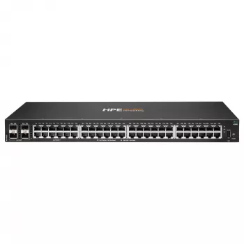 HPE - Aruba 6000 48G 4SFP Switch - Switch - L3 - gestionado - 48 x 10/100/1000 + 4 x Gigabit SFP - flujo de aire lateral - montaje en rack - AC 100 - 127 V / 200 - 240 V