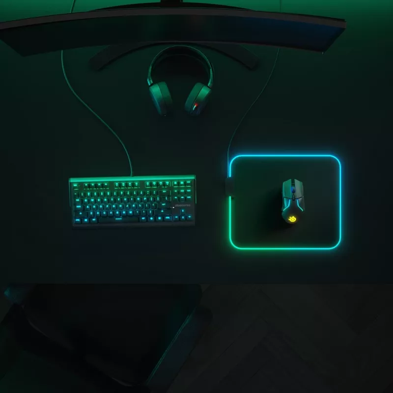 Alfombrilla gaming Steelseries QcK Prism Cloth Medium