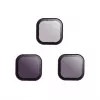 Set de filtros ND 8/16/32 Telesin para GoPro Hero 9 / Hero 10 / Hero 11 / Hero 12 / Mini (GP-FLT-902)