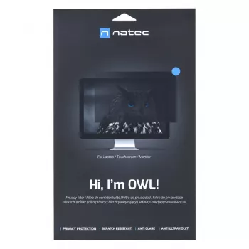 Filtro de privacidad sin marco NATEC Owl 35,6 cm (14 pulgadas)