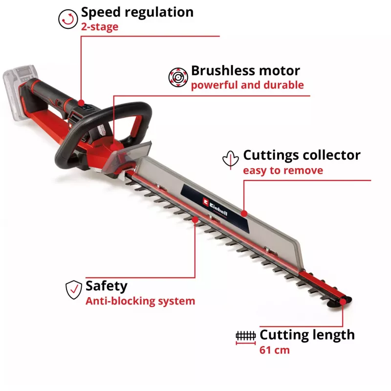 Cortasetos de batería Einhell 3410935 18V litio-ion 2,65 kg