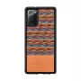 Funda para smartphone man and wood para Samsung Galaxy Note 20 — cuadros marrones, interior negro