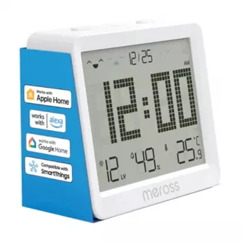 Sensor inteligente de temperatura y humedad Meross MS130-EU — monitor ambiental inalámbrico