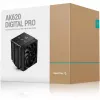 Ventilador de CPU DeepCool AK620 Digital PRO — ventilador de 120 mm, 1750 rpm, 25 dB, 12 V, compatible con LGA1700/AM5, negro