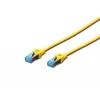 Cable de red Digitus CAT 5e SF/UTP cable de parcheo RJ45 5m amarillo