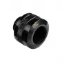 Alphacool 17471 Eiszapfen PRO conector HardTube de 13 mm G1/4, latón, 22 mm de diámetro, 20 mm de altura, Deep Black