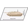Set de construcción Cobi Abrams M1A2 — 174 piezas, edad recomendada 6+, beige