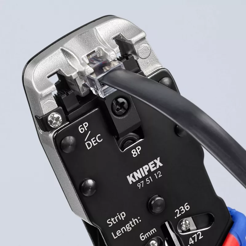 Alicate de crimpar para cables Knipex 975112