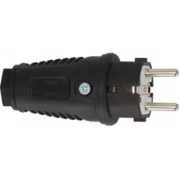 Conector macho eléctrico tipo E/F Brennenstuhl 1082040020 negro 230V 16A