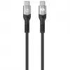 Manhattan Cable USB-C a USB-C Fast (240 W), 1 m, carga de portátil de 240 W + datos y vídeo de alta velocidad, compatible con todos los portátiles (se requiere fuente de alimentación USB-C de 240 W adicional), transmisión ultrarrápida de 40 Gbit/s, negro, 3 años de garantía