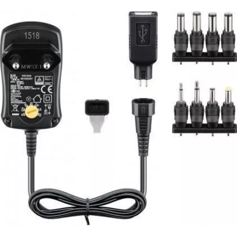 Regleta PDU Qoltec anti-sobrecarga para RACK de 19 | 1U | 16A | 6xFRENCH | 2m