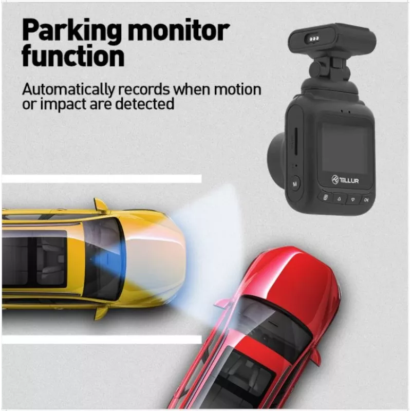 Dashcam Tellur Dash Patrol DC1 FullHD 1080P negro