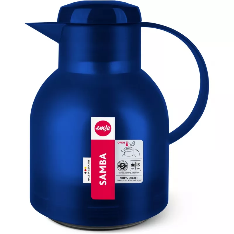 EMSA 504231 Jarra/botella azul, transparente