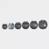 Bolsa de viaje The North Face Base Camp Duffel S - stone slab/granite Gris