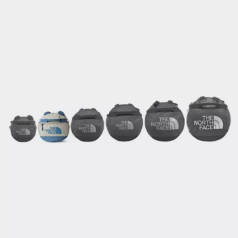 Bolsa de viaje The North Face Base Camp Duffel S - stone slab/granite Gris