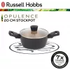 Olla Russell Hobbs RH01669BEU7 20 cm, negra, interior de acero inoxidable