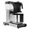 Cafetera de filtro MOCCAMASTER KBG 741 — depósito de agua de 1,25 l, jarra de 10 tazas, 1520 W, acero inoxidable/negro
